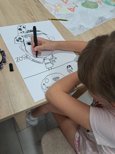 Zajęcia plastyczne - karykatury i portrety